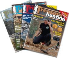 OFFER 1: Treasure Hunting Magazine - 12 issues for £52 - save £11 (post free - UK only)